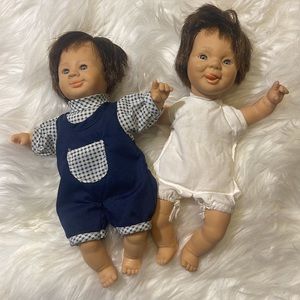 VINTAGE GI-GO ( lot of 2) Dolls